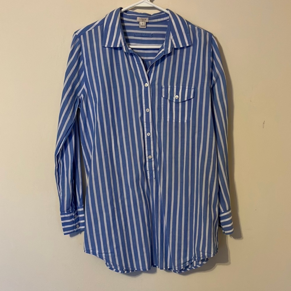 J. Crew button down shirt | Blue and White plaid